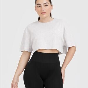 Oner Active Relaxed Crop Lightweight T Shirt- XL